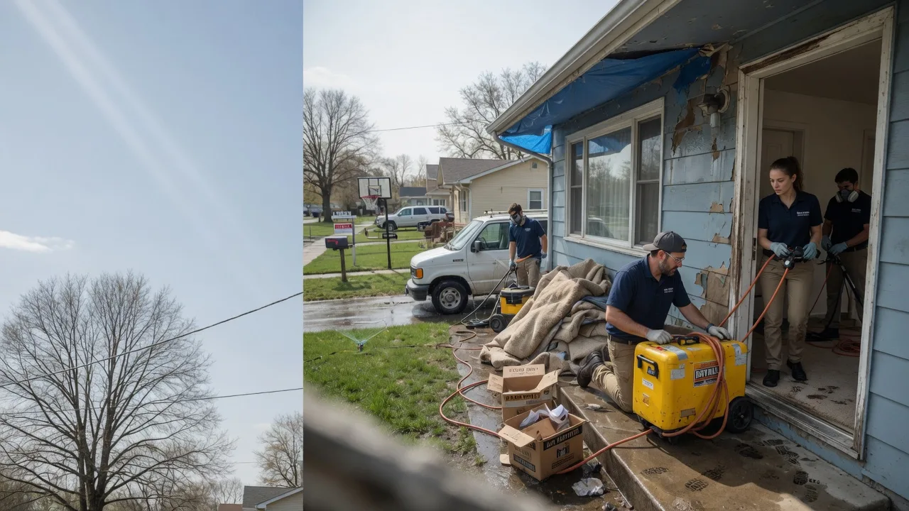 Basement Flood Cleanup in Moscow, KS near me